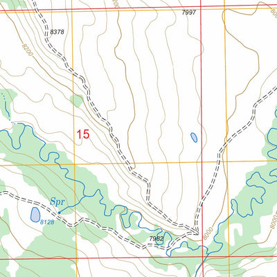 US Forest Service - Topo Lake Agnes, CO FSTopo Legacy digital map