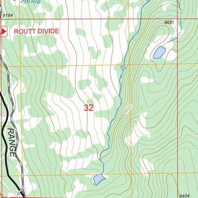 US Forest Service - Topo Lake Agnes, CO FSTopo Legacy digital map