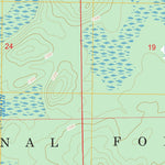 US Forest Service - Topo Lake Agnes, MN FSTopo Legacy digital map