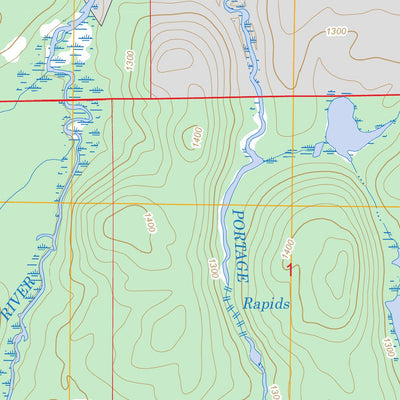 US Forest Service - Topo Lake Agnes, MN FSTopo Legacy digital map