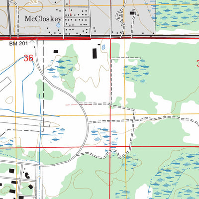 US Forest Service - Topo Lake City East, FL FSTopo Legacy digital map