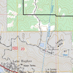US Forest Service - Topo Lake Hughes, CA digital map