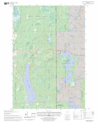 US Forest Service - Topo Lake Lucerne, WI FSTopo Legacy digital map