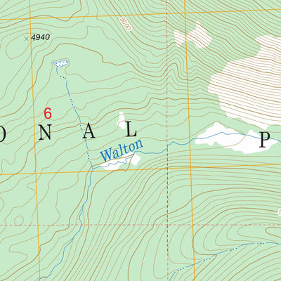 US Forest Service - Topo Lake McDonald East, MT FSTopo Legacy digital map