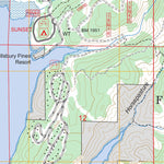 US Forest Service - Topo Lake Pillsbury, CA FSTopo Legacy digital map