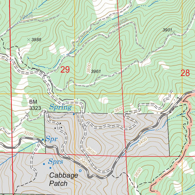 US Forest Service - Topo Lake Pillsbury, CA FSTopo Legacy digital map