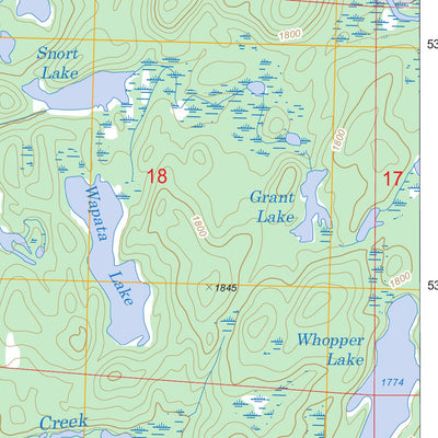 US Forest Service - Topo Lake Polly, MN FSTopo Legacy digital map