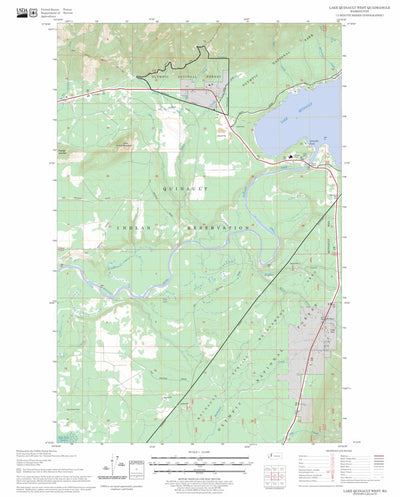 US Forest Service - Topo Lake Quinault West, WA FSTopo Legacy digital map