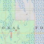 US Forest Service - Topo Lake Stella, MI FSTopo Legacy digital map