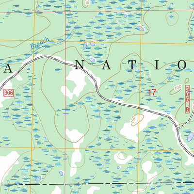 US Forest Service - Topo Lake Talquin SE, FL FSTopo Legacy digital map