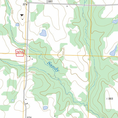 US Forest Service - Topo Lamasco, TX FSTopo Legacy digital map