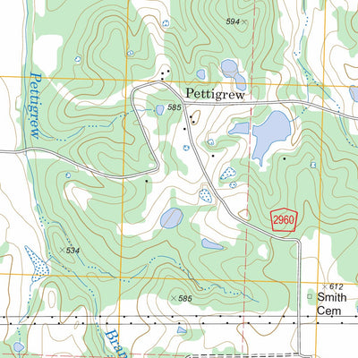 US Forest Service - Topo Lamasco, TX FSTopo Legacy digital map