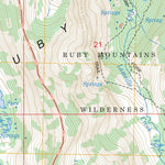 US Forest Service - Topo Lamoille, NV FSTopo Legacy digital map