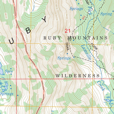 US Forest Service - Topo Lamoille, NV FSTopo Legacy digital map