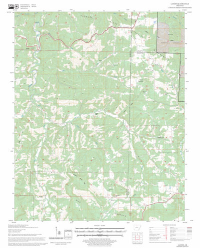 US Forest Service - Topo Landis, AR FSTopo Legacy digital map