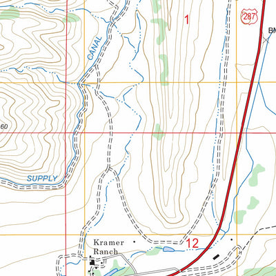 US Forest Service - Topo Laporte, CO FSTopo Legacy digital map
