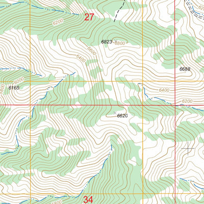 US Forest Service - Topo Laporte, CO FSTopo Legacy digital map