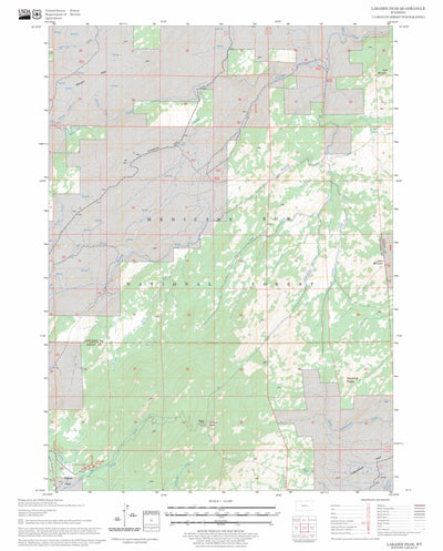 US Forest Service - Topo Laramie Peak, WY FSTopo Legacy digital map