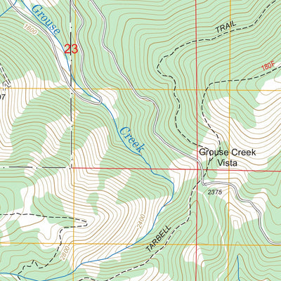 US Forest Service - Topo Larch Mountain, WA FSTopo Legacy digital map