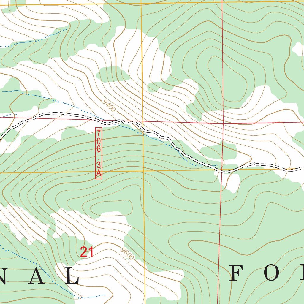 Laughlin Gulch, CO FSTopo Legacy Map by US Forest Service - Topo ...