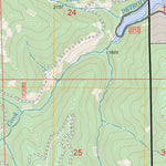 US Forest Service - Topo Lawhead Creek, OR FSTopo Legacy digital map