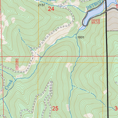 US Forest Service - Topo Lawhead Creek, OR FSTopo Legacy digital map
