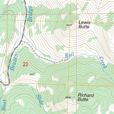 US Forest Service - Topo Lawson Mountain, OR FSTopo Legacy digital map