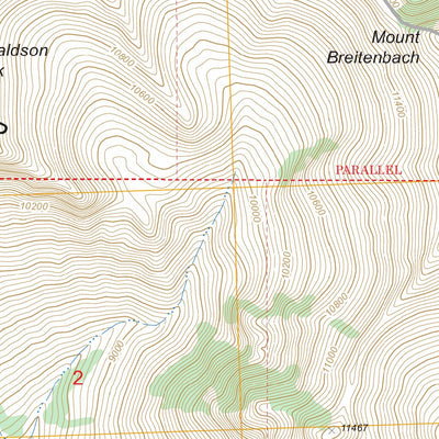 US Forest Service - Topo Leatherman Peak, ID FSTopo Legacy digital map