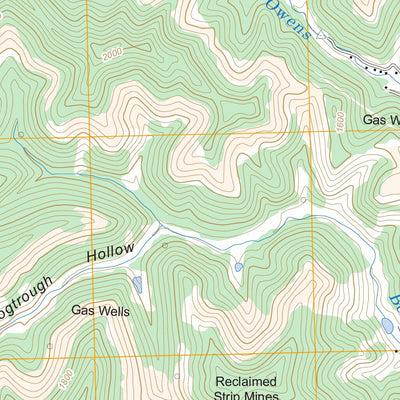 US Forest Service - Topo Leatherwood, KY FSTopo Legacy digital map