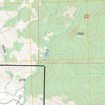 US Forest Service - Topo Leavitt Reservoir, WY FSTopo Legacy digital map