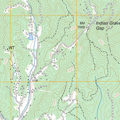 US Forest Service - Topo Lenoir, NC FSTopo Legacy digital map