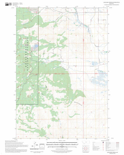 Leonard Creek, MT FSTopo Preview 1