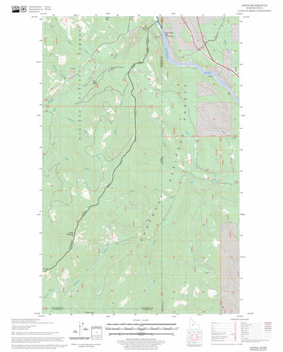 US Forest Service - Topo Leonia, ID - MT FSTopo Legacy digital map