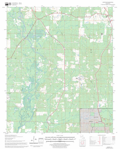 US Forest Service - Topo Leton, LA FSTopo Legacy digital map