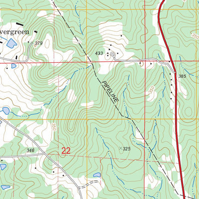 US Forest Service - Topo Leton, LA FSTopo Legacy digital map