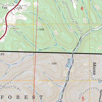 US Forest Service - Topo Lewisville, OH FSTopo Legacy digital map