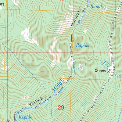 US Forest Service - Topo Liberty Hill, CA FSTopo Legacy digital map