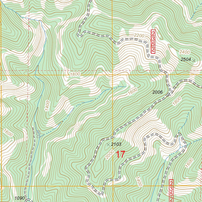 US Forest Service - Topo Lightning Peak, WA FSTopo Legacy digital map