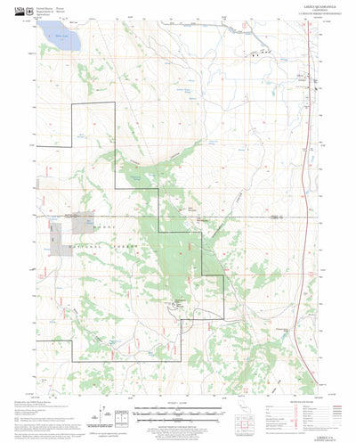 US Forest Service - Topo Likely, CA FSTopo Legacy digital map