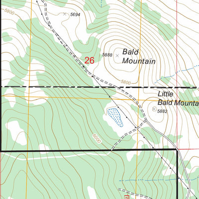 US Forest Service - Topo Likely, CA FSTopo Legacy digital map