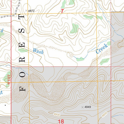US Forest Service - Topo Limestone Peak, AZ FSTopo Legacy digital map