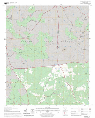 US Forest Service - Topo Limestone, SC FSTopo Legacy digital map