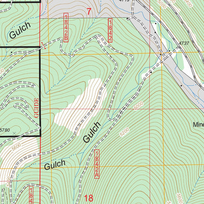 US Forest Service - Topo Lincoln, MT FSTopo Legacy digital map