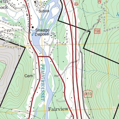 US Forest Service - Topo Lincoln, NH FSTopo Legacy digital map