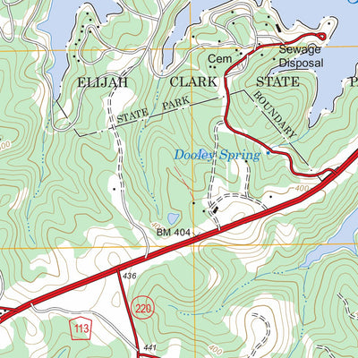 US Forest Service - Topo Lincolnton, GA - SC FSTopo Legacy digital map