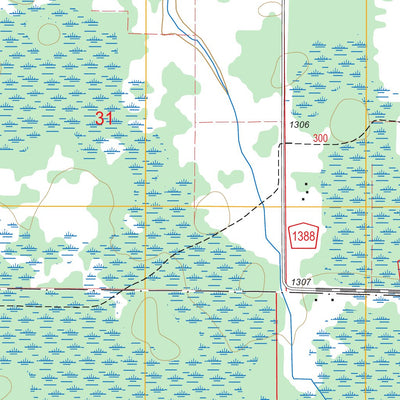 US Forest Service - Topo Linden Grove, MN FSTopo Legacy digital map