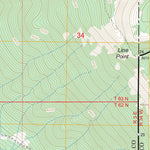 US Forest Service - Topo Line Point, ID - MT FSTopo Legacy digital map