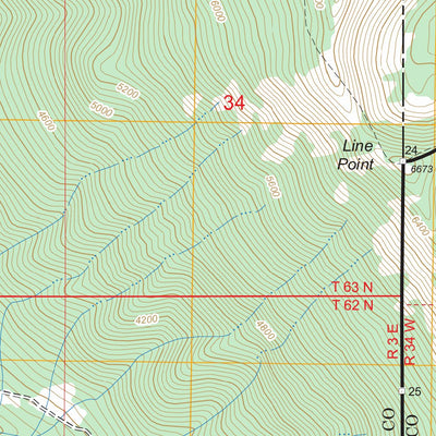 US Forest Service - Topo Line Point, ID - MT FSTopo Legacy digital map