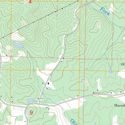 US Forest Service - Topo Lineville West, AL FSTopo Legacy digital map