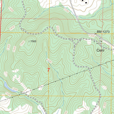 US Forest Service - Topo Lineville West, AL FSTopo Legacy digital map